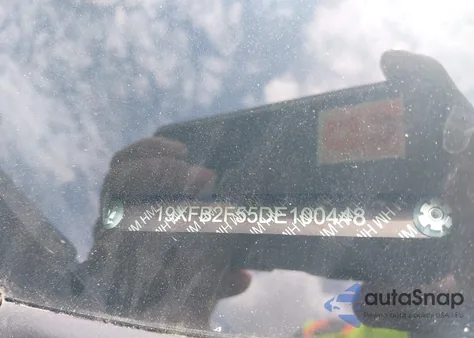 2013 Honda Civic Lx z USA, uszkodzony, nr VIN 19XFB2F55DE100448